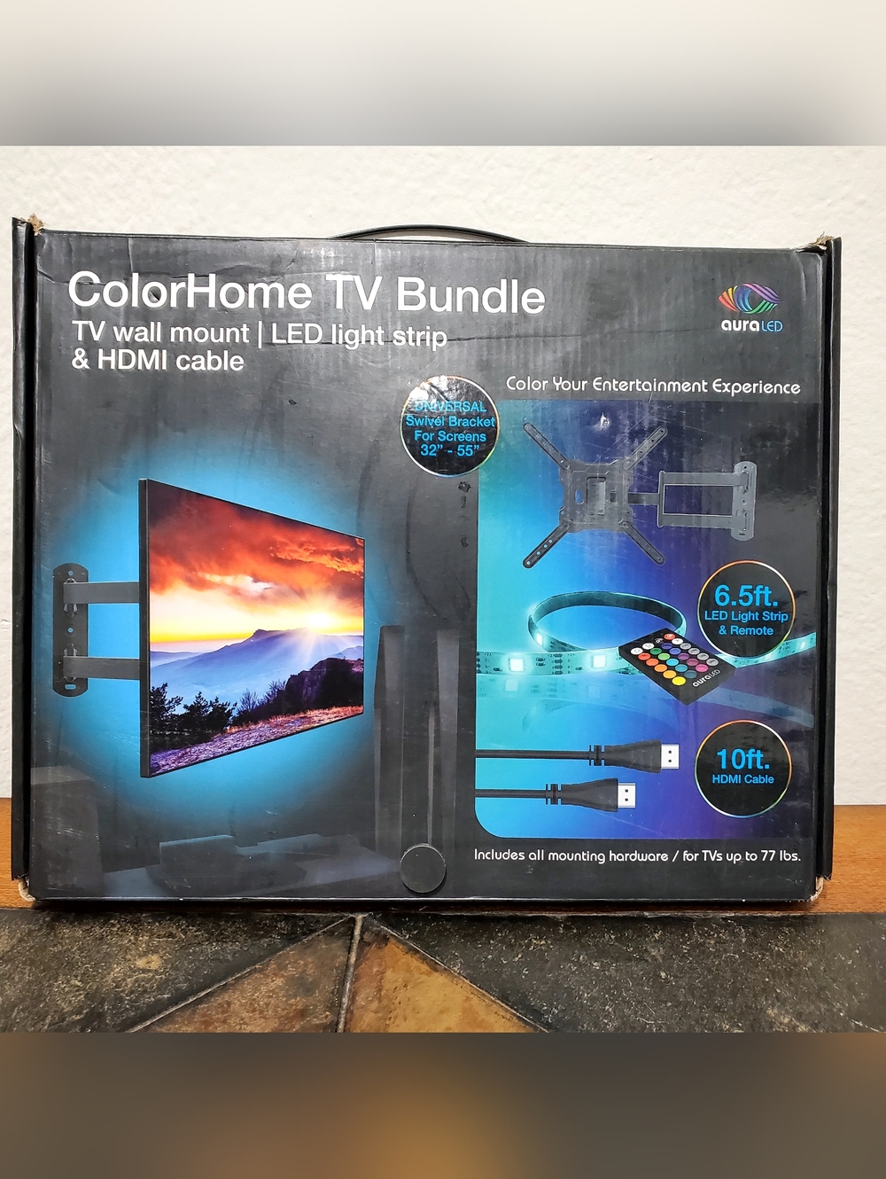 AuraLED ColorHome TV Mount Combo Pack